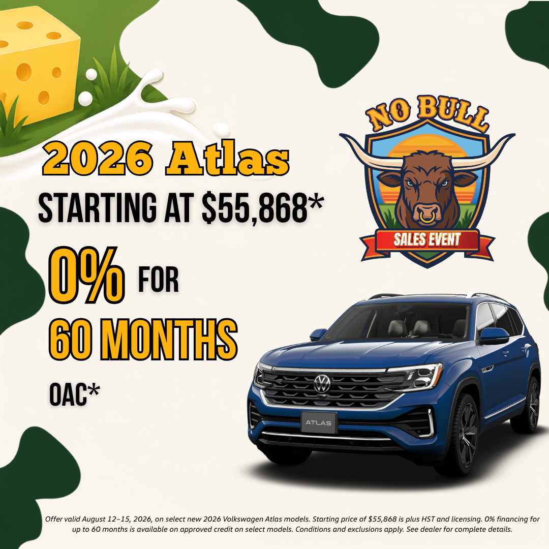 2026 Volkswagen Atlas — 0% for 60 months